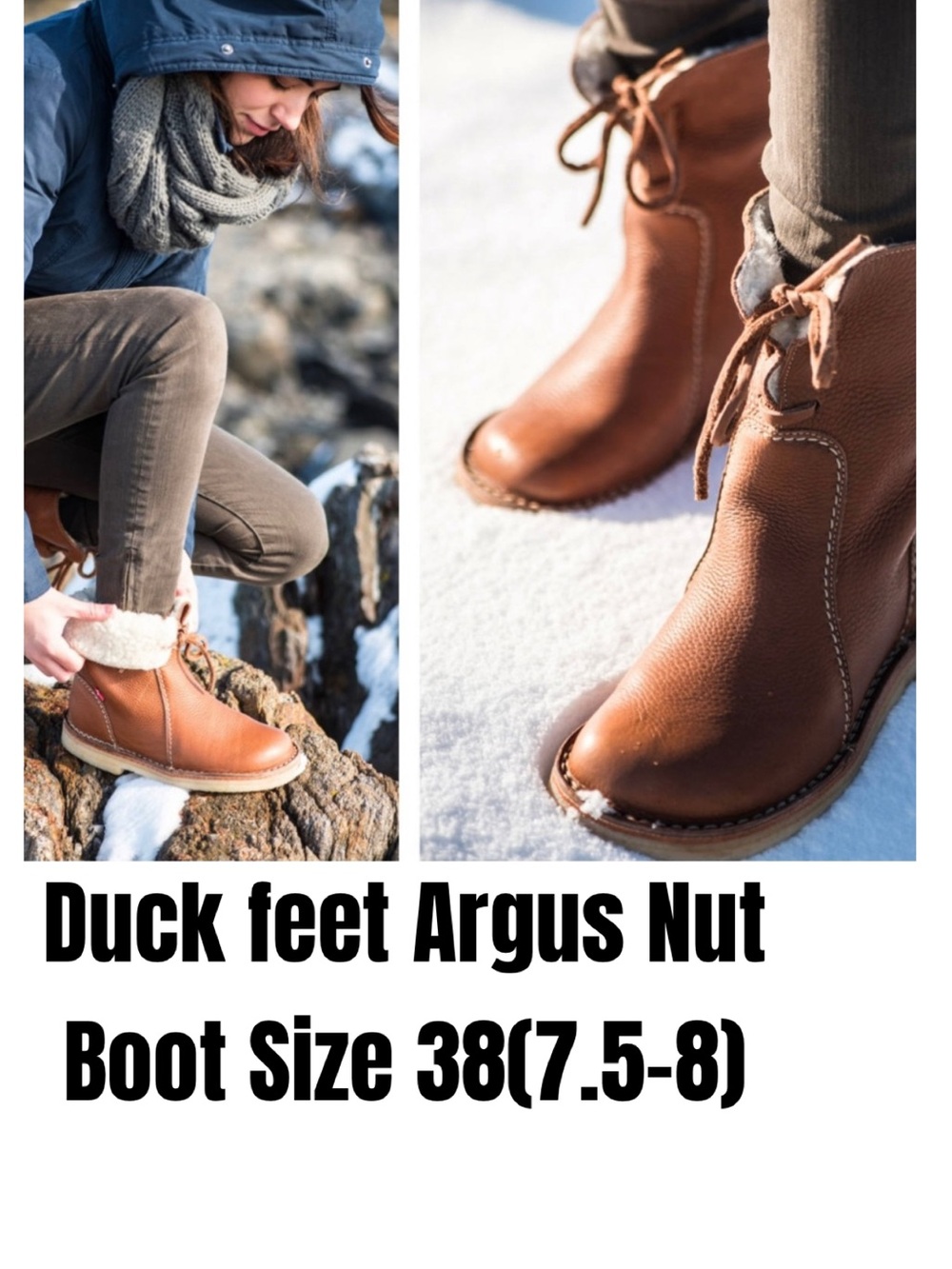 Duck feet Argus Nut Boot Size 38(7.5-8)